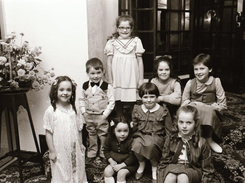 Know anyone? Children from the north west back in 1983.