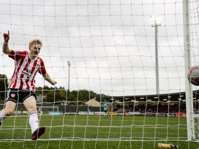 Derry City FC Home Shirt 2018. (Adrian Delap). Adidas.