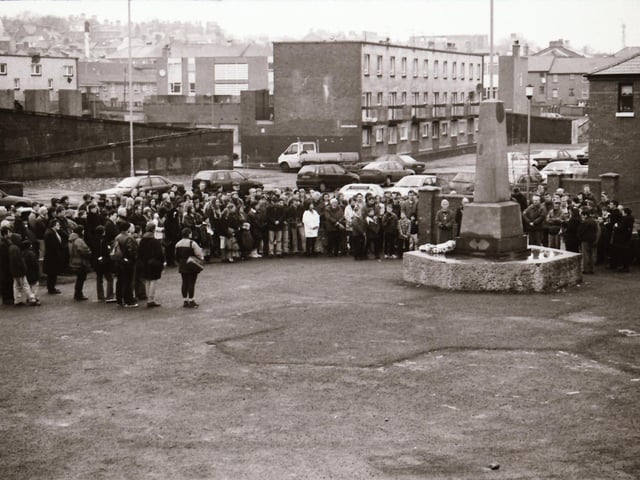 Scenes from the Bloody Sunday commemorative events in Derry in January 1996.
