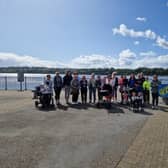 Mayor of Derry City and Strabane District Councillor Patricia Logue pictured at North West BAPS (Breastfeeding and Perinatal Support) walking group launch