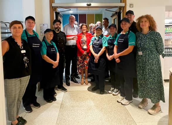 Western Trust staff at the official opening of the new Crossroads restaurant.