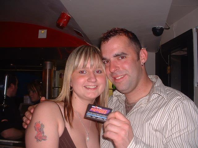 Enjoying a night out in Derry city centre and catching the Ulsterbus nightbus home back in April 2005.