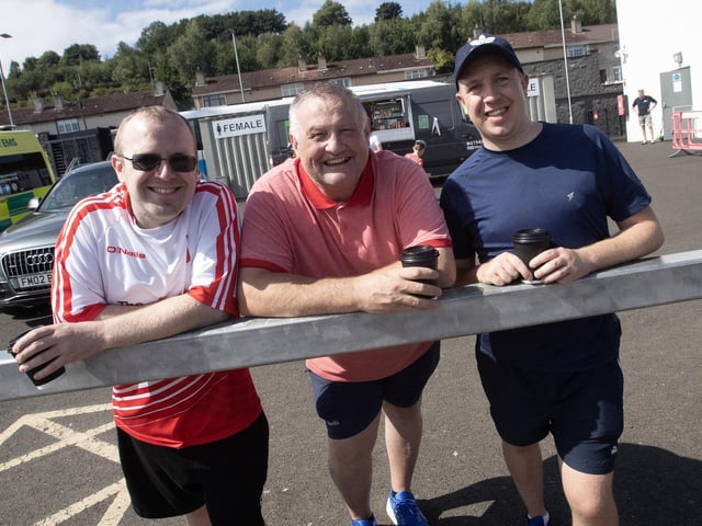 Enjoying the football at the Ryan McBride Cup at Brandywell. (Photos: Jim McCafferty Photography)