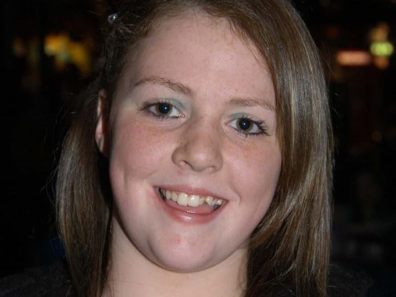 Bronagh celebrating her birthday in the bowling alley with friends.