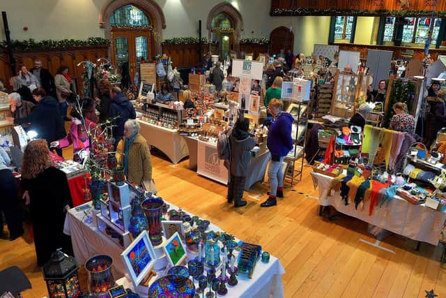 There are a large variety of crafts and gifts at the Guildhall Craft Fair. Photo: George Sweeney. DER2247GS - 118