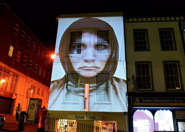 Preview of Old Haunted Stories at Siam Thai, Shipquay Street, a visual montage of local haunting stories from the old convent in Pump Street. Friday to Sunday from 6pm to 9pm. Photo: George Sweeney. DER2243GS – 076