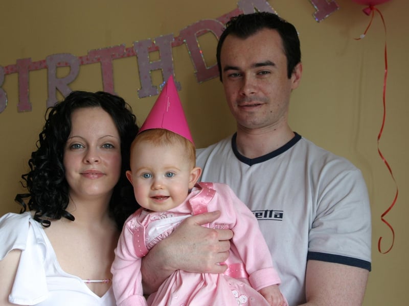 Family and friends get together to celebrate Aimee McClelland's birthday.