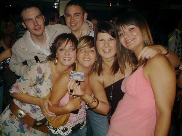 Pictured are people at pubs and nightclubs in Derry back in August 2005.