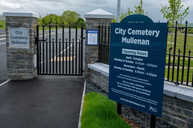 Derry City and Strabane District Council has officially opened its new municipal cemetery at Mullenan Road.