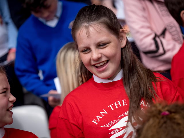 The annual Fan the Flame mass was celebrated recently in Celtic Park for pupils who recently made their confirmation.