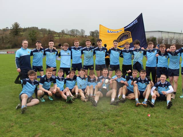 Lumen Christi's Ward Cup champions pictured after Friday's victory in Letterkenny.