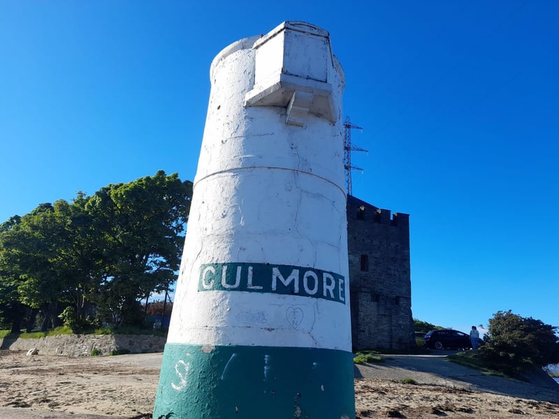 The historic Culmore Fort is major landmark in the area close to the famous port marker.