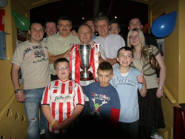 Parties and celebrations in Derry in October 2005.