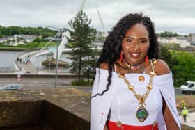 Mayor of Derry City and Strabane District Council Lilian Seenoi Barr.