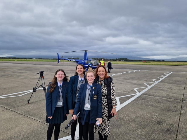 From the Left to right- Lauren, Estela, Jessica and Miss Jane Casey.