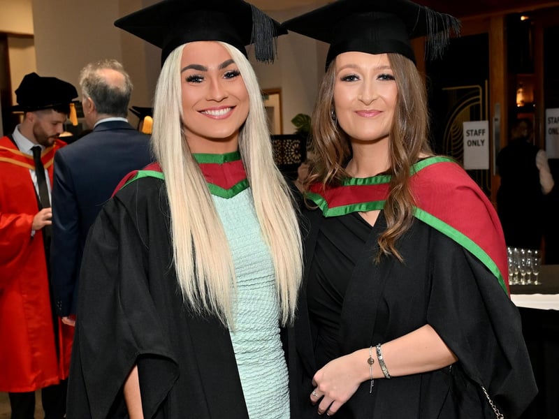 Jordyn Lindsay and Aine Burke Photo by Stephen Hamilton/Presseye