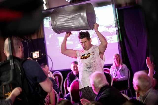 Action from Saturday's Foyle Rumble at the City Hotel. Photographs by Stephen Latimer.
