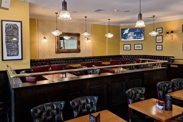 The popular bar area.