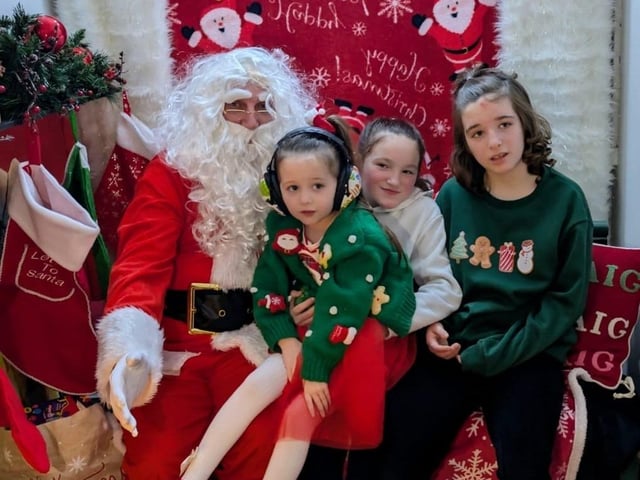 Visitors from the Western Trust's Children’s Disability Service enjoying an amazing Santa experience evening at Destined.