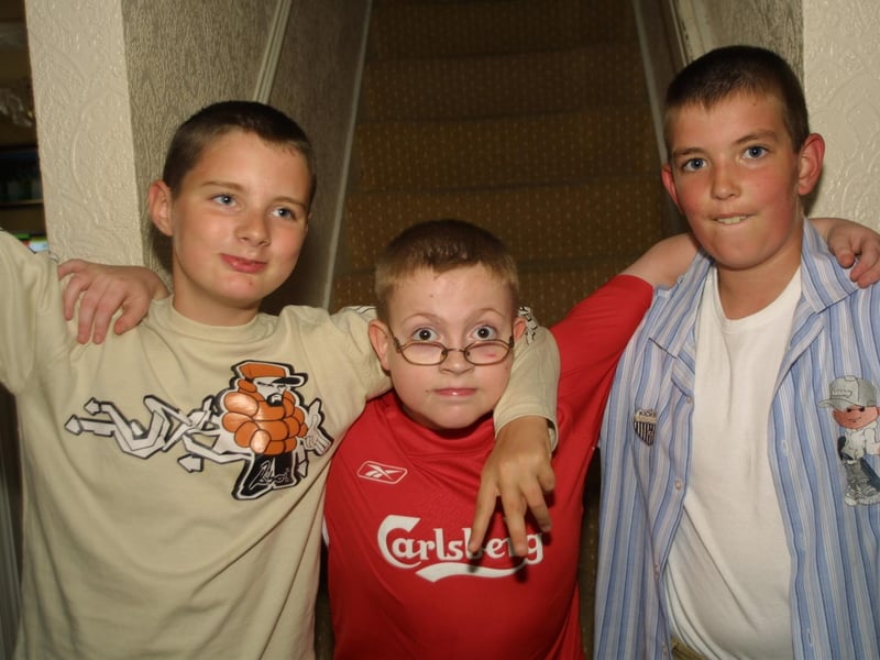 Parties and celebrations in Derry back in August 2004. Kieran and Gareth Townley.