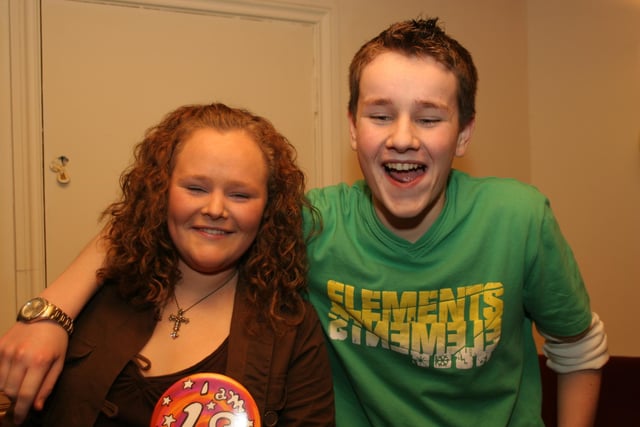 Catriona McFarland's 18th birthday 20 years ago.