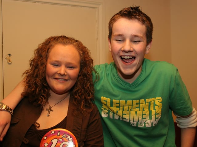 Catriona McFarland's 18th birthday 20 years ago.
