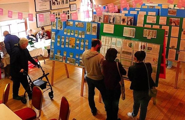 Some of the exhibits and displays on show during the recent Clonmany Genealogy and Heritage Group event for Heritage Week 2024.