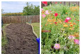 Before and after: Creating a cottage garden effect from scratch.