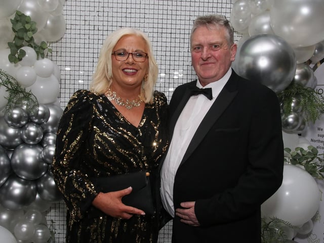 John McManus and Ciara Hughes pictured at Northland’s 50th Anniversary Gala Dinner held in The Everglades Hotel. (Photo - Deirdre Heaney, nwpresspics)