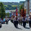The Apprentice Boys in Derry city centre.