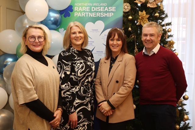 Jan Wright (Fragile X Society ), Sarah, Anne- Marie  & Conan Donnelly (CEO Niemann-Pick Disease Registry)