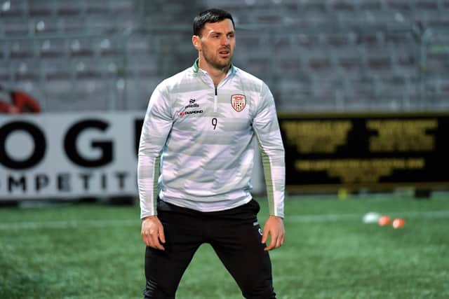 Pat Hoban has signed for Glentoran. Photograph: George Sweeney