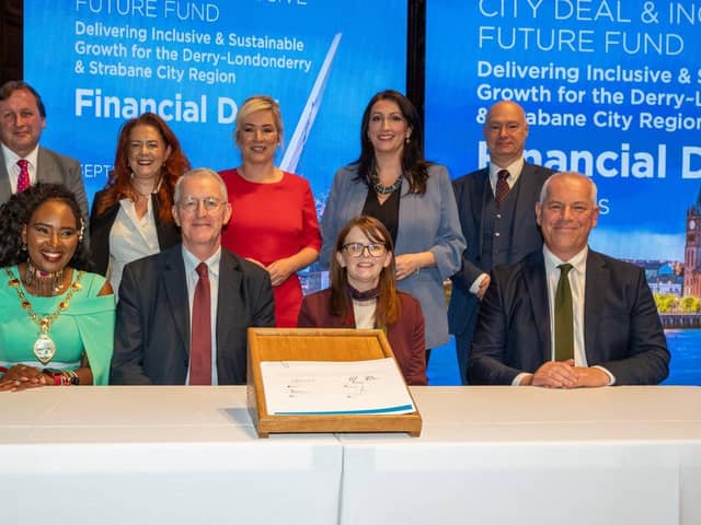 The historic signing of Derry City & Strabane District Council's City Deal will help unlock £290m funding.