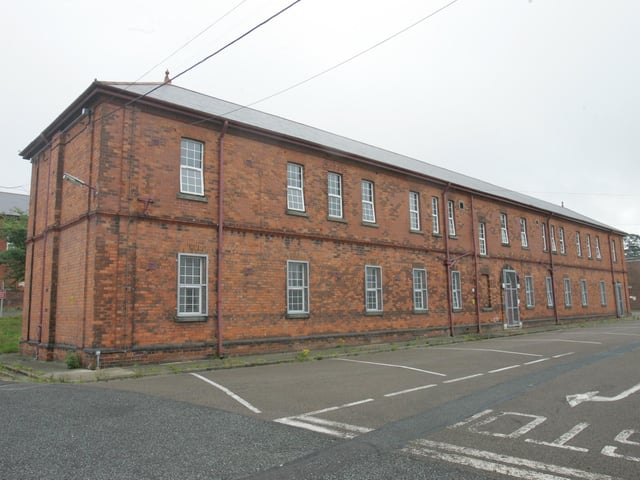 The former British Army military barracks at Ebrington in September 2005 shortly after it was transferred to the Executive.