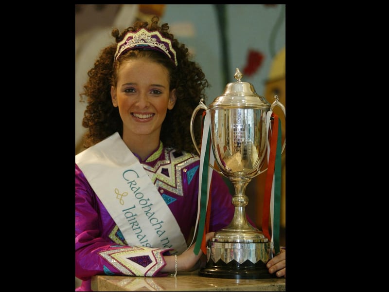 Arlene McLaughlin of the McLaughlin school of dance who came first in the horn pipe and first in the reel under 15. Arlene is also the All Ireland and International Championship winner. (2504JB71)