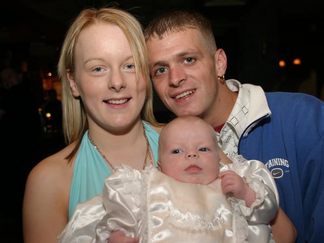 Emma Louise Moore's christening.