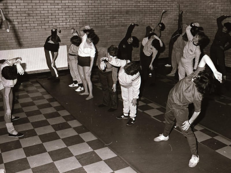 Brooke Park Ladies Keep Fit class.