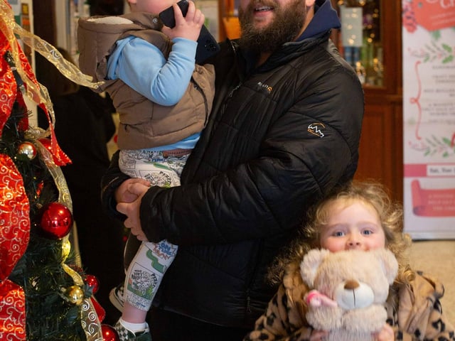 Family fun for David, Oscar and Evie.