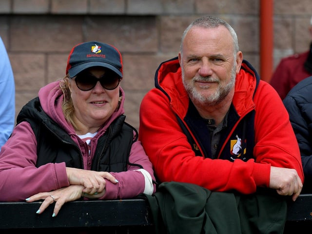 Rugby fans at the Ulster v Connacht game at Judges Road. Photo: George sweeney