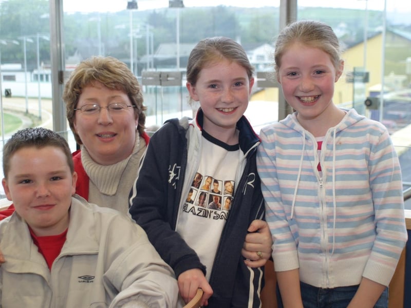 Punters enjoying a night out at the Lifford dog track in May 2004.