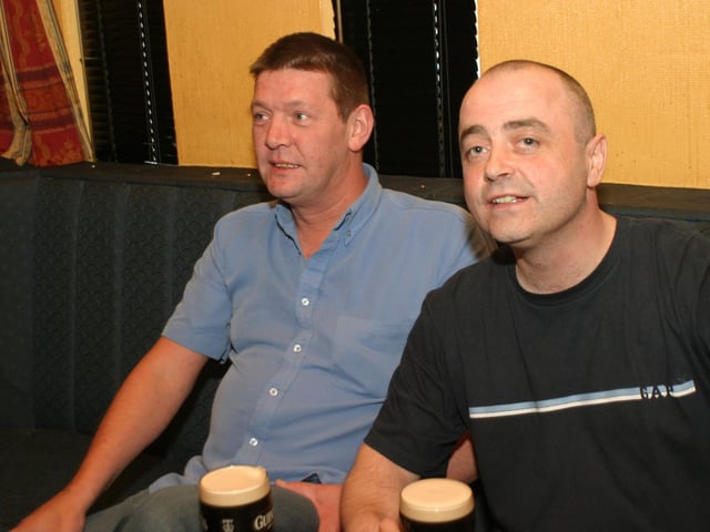 Regulars enjoying the company and the crack in the Alleyman's.