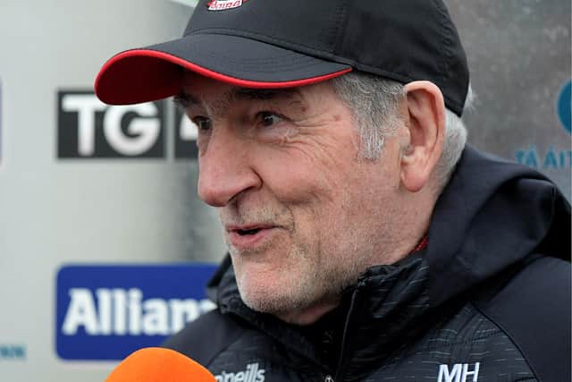 Mickey Harte, manager of the Derry senior football team. Photo: George Sweeney