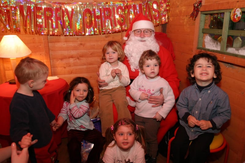 Christmas parties in Derry in December 2003.