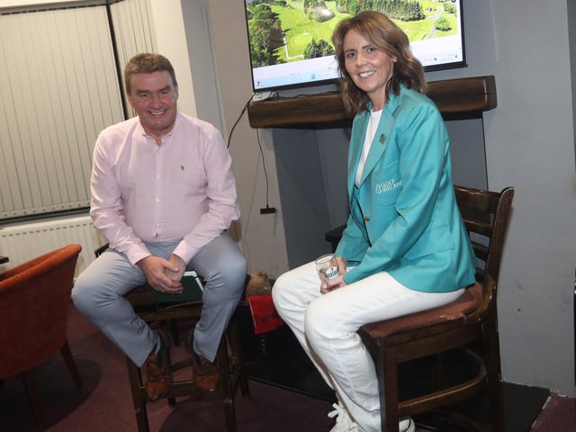 Naoimh set for her conversation with former City of Derry Golf Club Captain Kevin Doherty on Friday night.