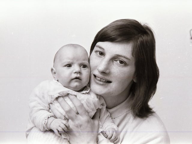 Mrs Bernadette Clifford with Baby Shauna.