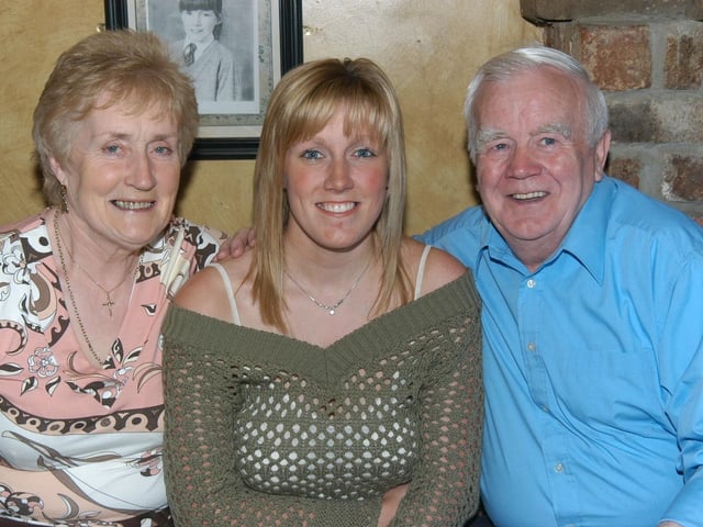 Lisa McGuinness heading out for a few drinks with family and friends.
