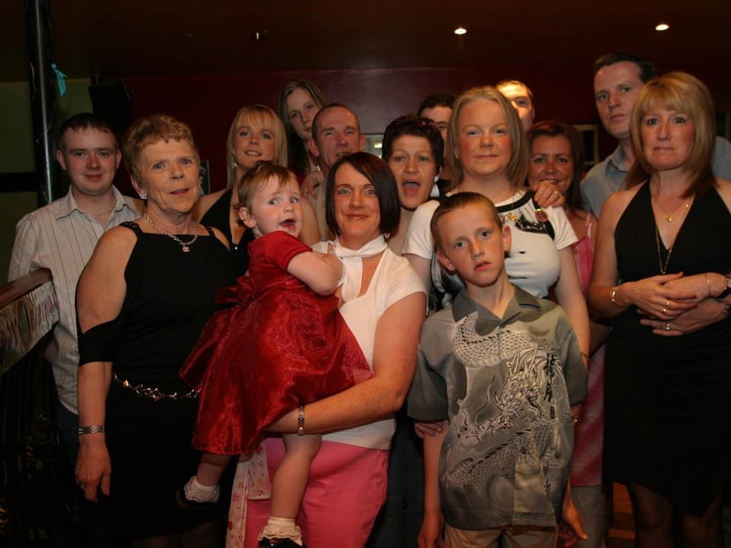 Jackie Moore's 18th with family.