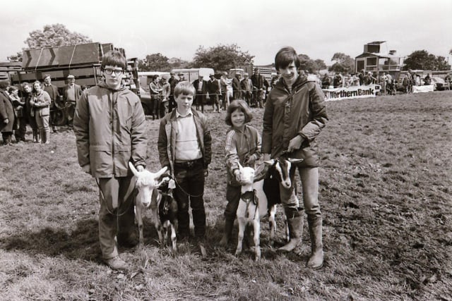 Young attendees at the Inishowen Agricultural Show at Tul Na Rí in Carndonagh.