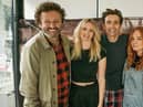 Michael Sheen, Anna Lundberg, David Tennant and Georgia Tennant