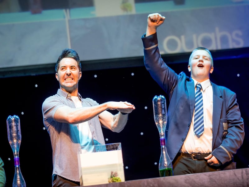 Mark The Science Guy and Andrew from Strabane Academy